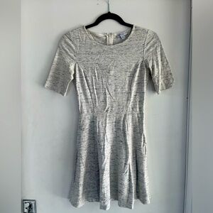 Vintage Mottled gray jersey mini dress 2000s Catherine Barclay 
XS